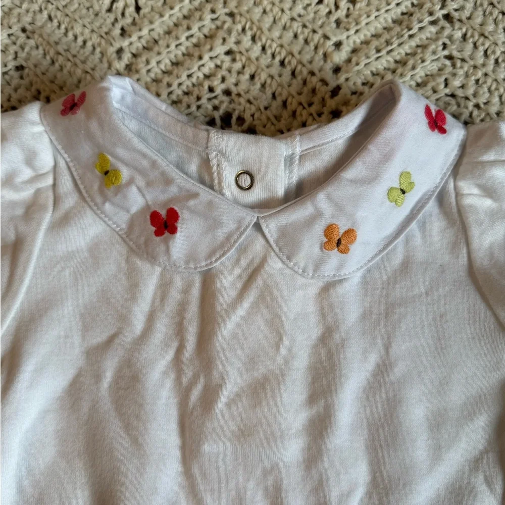 Vintage 2009 Gymboree 3 Piece Set 12-18 Month Summer Collection Butterflies Lace